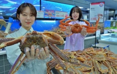 [포토] 롯데마트, 러시아산 대게 최저가 도전
