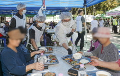 지엠한마음재단, 지역사회 위한 무료급식 봉사활동 진행