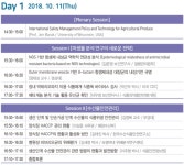사람 중심 미래 식품산업과 안전 학술대회 10월 11일 여수서 개막