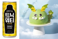 [신상품] 롯데칠성 트레비 토닉워터, 파리바게뜨 2024 힘내세용 케이크 
