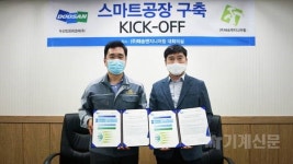 두산인프라코어, 해송엔지니어링 등 협력사 대상 스마트공장 구축 지원