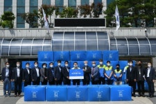 구리시·KB금융그룹, 드라이브 스루 기부 캠페인…장애인 일자리 기회 제공