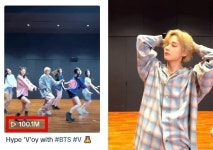 [BTS News] 방탄소년단 뷔, 뉴진스 ‘하입보이’ 챌린지 1억 조회수 돌파…눈을 뗄 수 없는 몰입감!