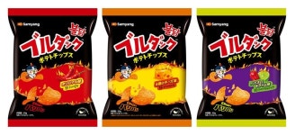삼양식품, 불닭 포테이토칩 3종 출시…일본 스낵시장 공략
