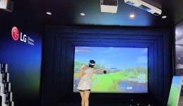 고화질. 대화면으로 더 실감나게. LG전자, LG프로빔 레이저 4K로 스크린골프시장 공략