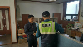 서부파출소 수확철 정미소 방문 범죄예방진단