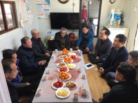 완주군 구이면, 새해맞이 경로당 방문
