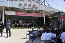장수군 산서면 나눔장터 행사 성황리에 개최