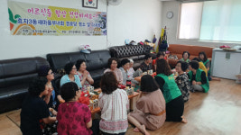 효자3동 새마을부녀회, 경로당 봉사활동