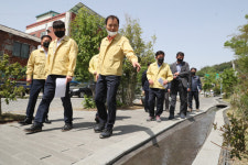 한근호 부안부군수 도심권 도보 현장행정 실천