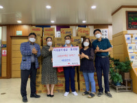 팔복동 대성반점, 취약계층 돕기 라면 50박스 전달