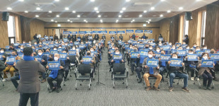 민주도당 남임순 선대위 대선 승리 결의