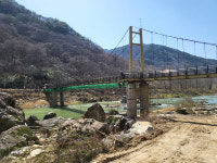 순창 섬진강 출렁다리 장군목 현수교 보수공사