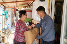 정읍 초산동 취약계층 마스크 전달