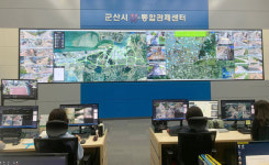 군산시 통합관제센터 금은방 절도범 신속 검거