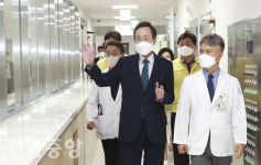 송지사 보건소-병원 의료진 코로나 방역 대응 격려