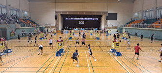 고창복분자배 전국배드민턴 495팀 열띤 승부 펼쳐