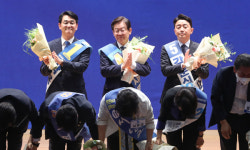 김민석, 민주당 강원·대구경북 경선에서 정청래 누르며 1위 기록