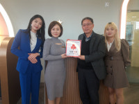 효자4동 제니스튜디오헤어살롱 착한가게 현판식