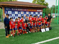 무주군 유소년축구 전북대회 준우승 쾌거