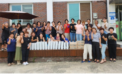 완주지역자활센터, 어르신 150여명 묵사발 나눔