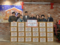 전주 예수비전교회, 중화산2동 라면 100박스 기탁
