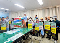 군산 월연리 5개마을 분뇨악취 고통 돼지축사 떠나라