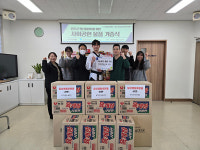 KTS청운태권도, 완주군에 라면 888개 기탁