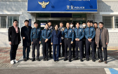 이연주 전북자치경찰위원장 덕진지구대 방문-현장소통