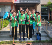 전주시 송천2동 자율방재단, 우수받이 청소활동