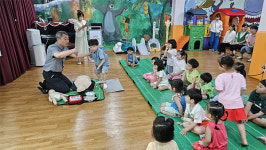 국민안전관리진흥원 전북본부, 광명어린이집 구조구급 교육 실시
