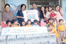 군산시 옥산면, 이웃돕기 릴레이 기탁