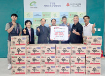 군산시 엔마트, 경암동에 성금품 전달