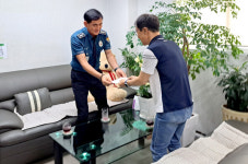 군산경찰서 나운지구대, 복지시설에 온정 손길