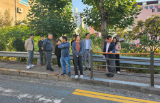 최형열도의원, 삼천3동 주민센터 보행환경 개선 현장점검