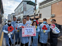 남원동충동-남원중앙교회, 연탄 1000장 전달