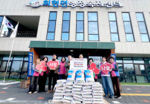 군산시 회현면 생활개선회, 불우이웃에 백미 기탁