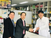 김대업 예비후보, 제주 약국 방문 전국 선거 돌입