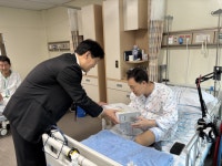 김도형 대전청장, 설명절 앞두고 근로복지공단 대전병원 방문