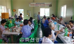 사조화인코리아 초복맞아 삼계탕 나눔행사