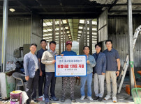 농협사료 충청지사, 진천 화재 피해 농가 사료 지원