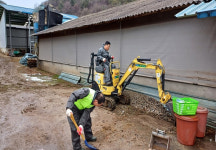 전천축협, 축사 주변 정리