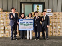 나눔축산운동본부, 1000만원 상당 목우촌 삼계탕 전달