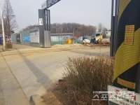 인천 남촌 농산물도매시장 공사현장 비산먼지 심각