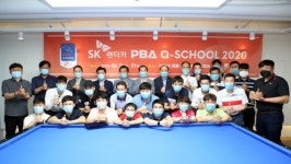 프로당구협회, SK렌터카 PBA Q-School 통과자 합격증 수여식
