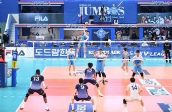 '역대급 열전' 대한항공 VS 우리카드, 