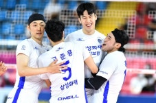 팔마항공전세유 | 삼성화재, 조별리그 3전 전승… 조 1위로 준결승行