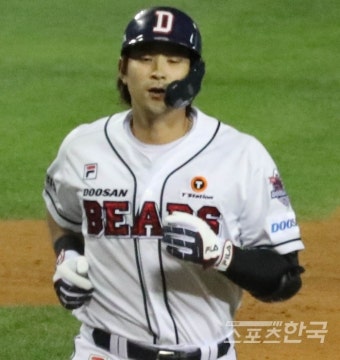 김광현에게 투런포 뽑은 강승호, 4-2 역전하는 두산