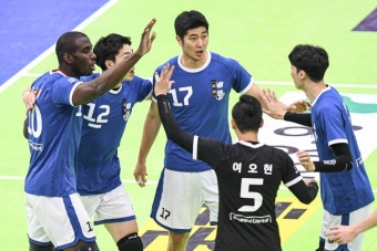 '살아난 오레올' 현대캐피탈, 한국전력에 3-0 셧아웃 승리