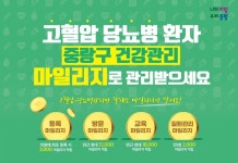 서울 중랑구, 건강관리마일리지로 고혈압·당뇨병 환자 관리